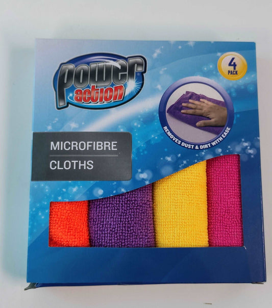 Microfibre cloths. Pack of 4